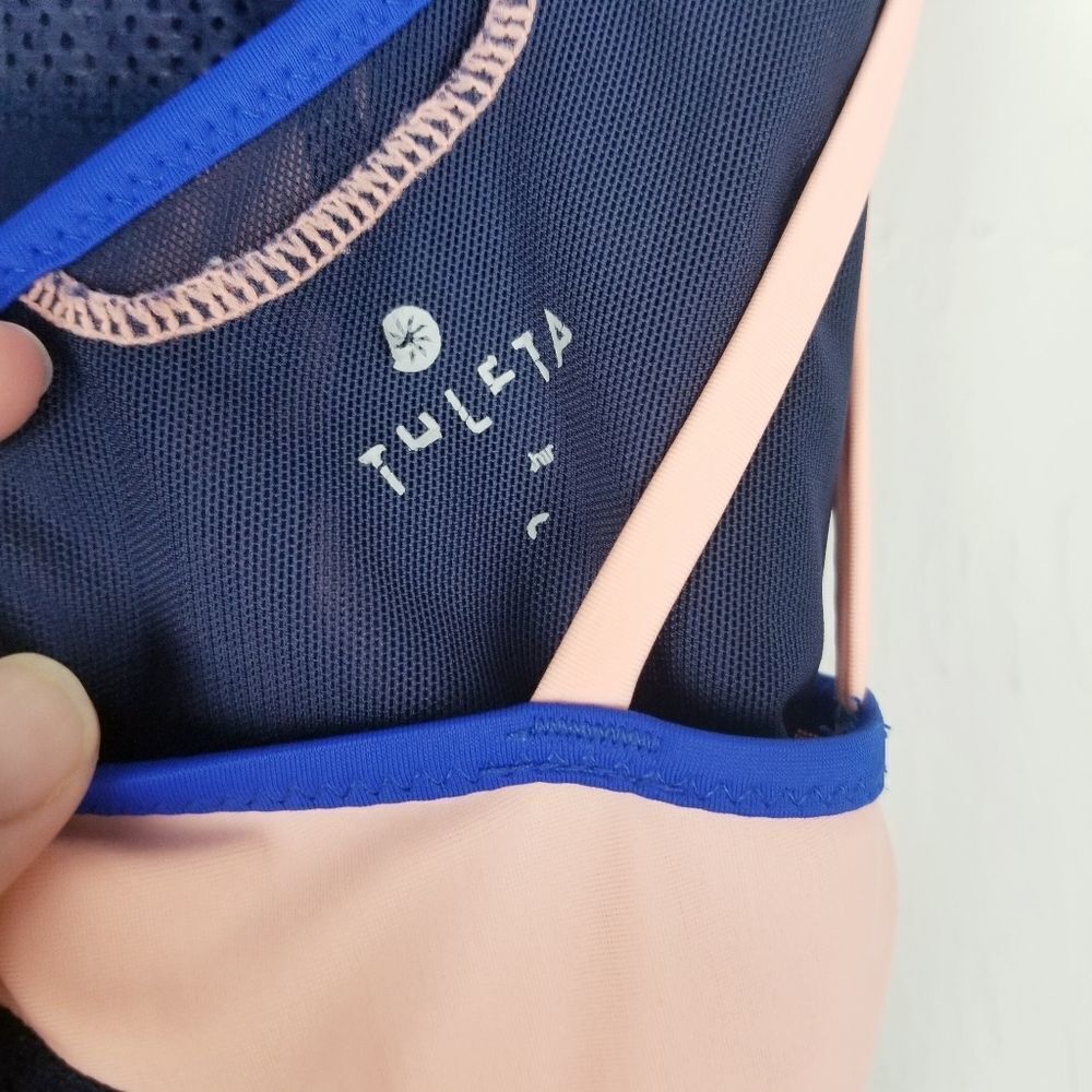 Athleta Color Block Racerback Workout Tank Top - Picture 6 of 6